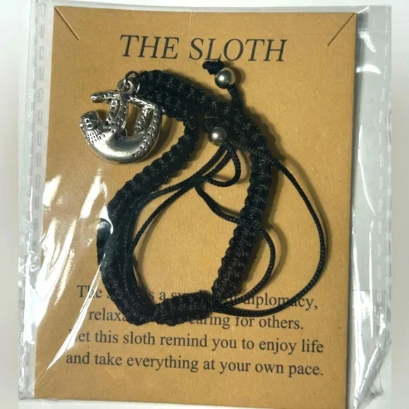 Inspirational Gift/ Sloth Bracelet Gift for Her - Picture 1 of 4